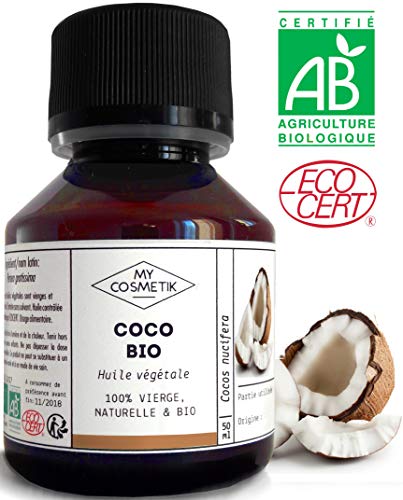 Olio Vegetale di Cocco Organico - MyCosmetik - 50 ml