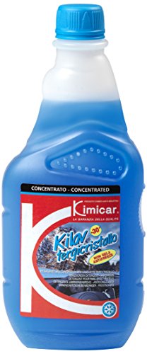 Kimicar 036T503 Kilav Liquido Lavacristalli Antigelo, -30°C, 500 ml, Azzurro, Set di 1