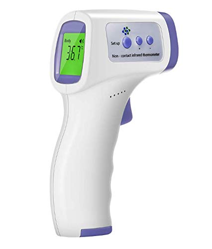 Termometro da fronte, termometro a infrarossi, senza contatto, per bambini, adulti e misurazione della superficie