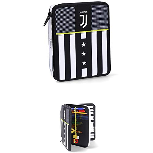 Juventus Astuccio Maxi Seven - Collezione Scuola 2020/2021 - Completo di Cancelleria - 100% Originale - 100% Prodotto Ufficiale