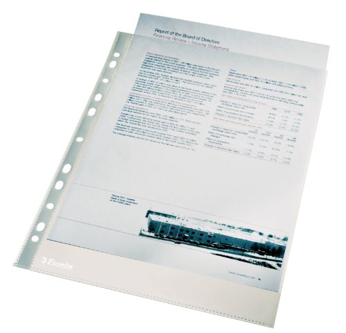 Comptoir Calipage - Busta trasparente, A4, 100 pezzi, 105 micrometri
