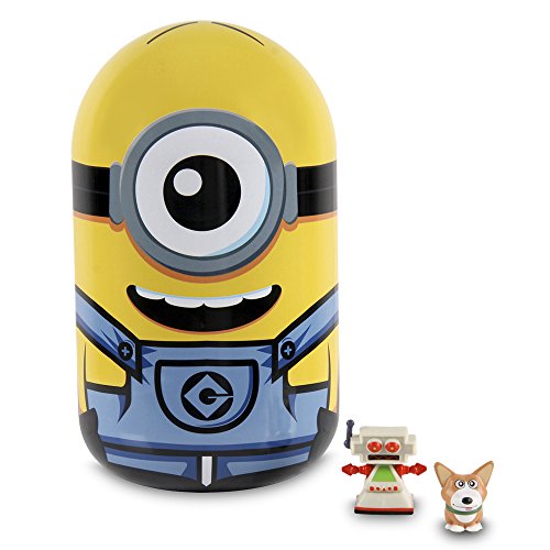 Giochi Preziosi Cattivissimo Me 3 Minion di Latta Collector, 2 Mini Personaggi Mineez Inclusi, DEP06001