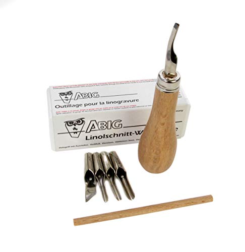 ABIG QAQLCS - Set da taglio lino, in legno