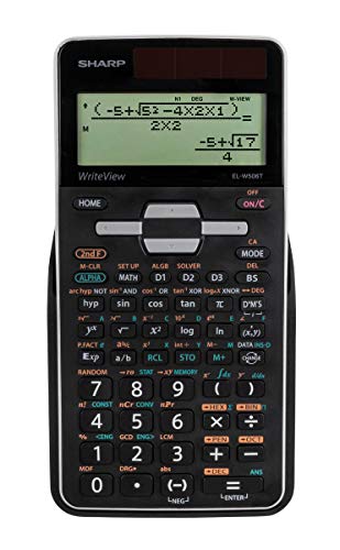 Sharp EL-W506TBSL calcolatrice Scrivania Calcolatrice scientifica Nero