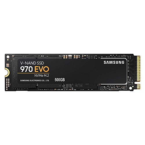 Samsung Memorie MZ-V7E500 970 EVO SSD Interno da 500 GB, NVMe M.2