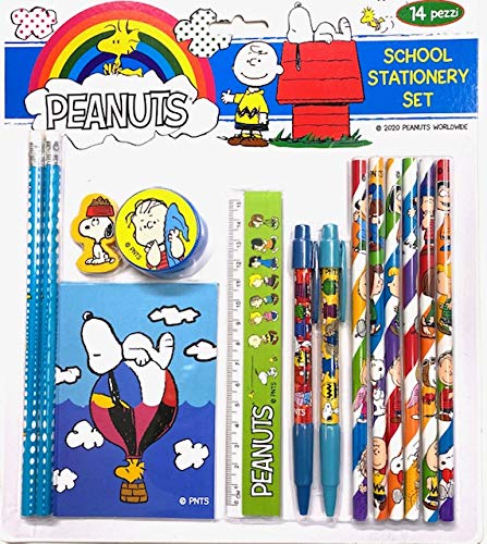 Set cancelleria per la scuola - Peanuts.