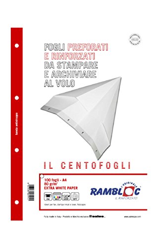 Rambloc - 90506995 - RISMA RAMBLOC CENTOFOGLI A4 4FORI