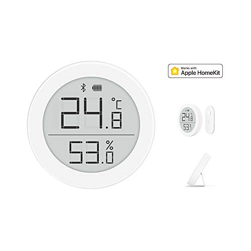 Cleargrass Rilevatore di Temperatura e umidità Bluetooth ad Alta precisione Versione H, Baby Room Monitor con Batteria a Bottone per 1 Anno, Supporto Homekit Smart Device Control
