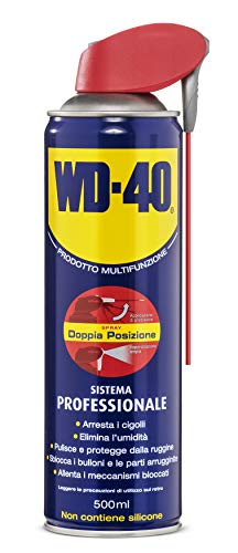 WD-40 Prodotto Multifunzione - Lubrificante Spray con Sistema Professionale Doppia Posizione - 500 ml