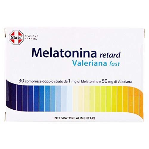 Matt Divisione Pharma Melatonina Retard Valeriana Fast - 12 gr