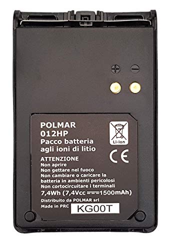 POLMAR PX-012HP Pacco Batteria Originale LI-Ion 7.4V - 1500Mah per NAVY-012/010/06