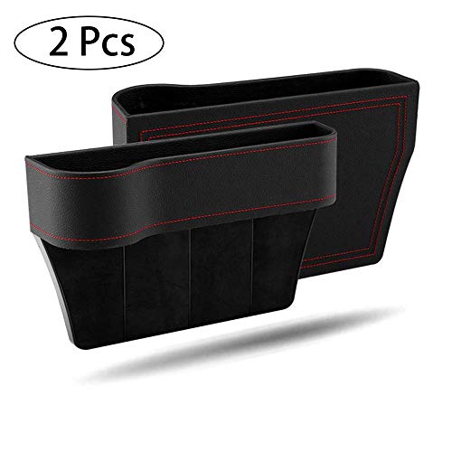 2 Pezzi Vano Portaoggetti per Auto, Sinistra e destra Car Seat Gap Storage Organizer, Car Seat Gap Filler, Tasche a fessura della fessura del sedile, Accessorio per Interno Auto Contenitore