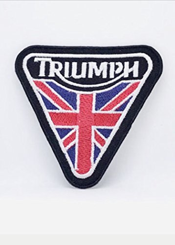 Patch Triumph Moto toppa ricamo termoadesiva cm 7,5 x 7,5 replica-1237