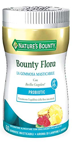 Nature'S Bounty Bounty Flora - La Gommosa Masticabile Con Probiotico Bacillus Coagulans - 250 Ml