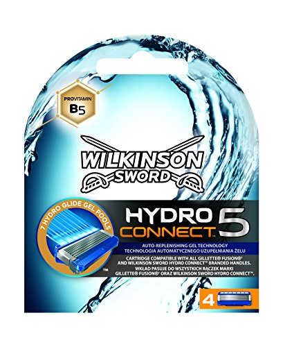 Wilkinson Sword - Ricariche Hydro 5 Connect- 4 ricariche di ricambio