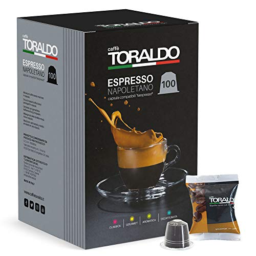 Caffè Toraldo Gourmet Capsules Compatibili con 'Nespresso' 100 Capsule