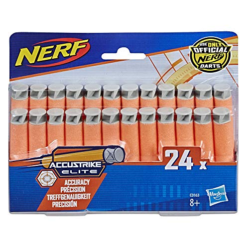 Hasbro Nerf Nstrike Accustrike 24 Dart Refill Pistole E Fucili-Colpi, Dardi, Multicolore, 5010993587537