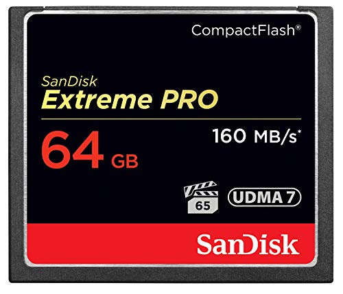 SanDisk Extreme Pro CompactFlash Scheda di Memoria 64 GB, 160 MB/s