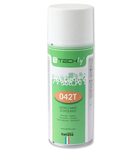 Techly 023448 Spray Silicone Lubrificante Distaccante Scivolante 400ml Trasparente