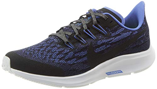 Nike Air Zoom Pegasus 36 GL GS, Scarpe da Corsa Unisex-Bambini, Black/Black/Sapphire/White, 40 EU