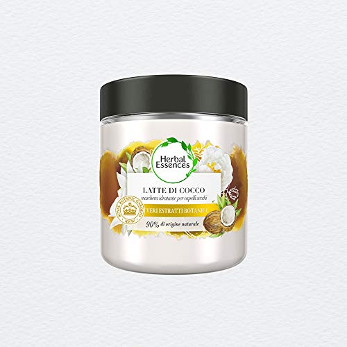 Herbal Essences Maschera Idratante Latte di Cocco, in Collaborazione con Giardini Botanici Reali di Kew, 250 ml