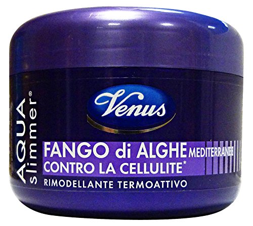 Kelemata Aqua Slimmer Fango di Alghe Mediterranee Contro la Cellulite, Grigio - 500 g