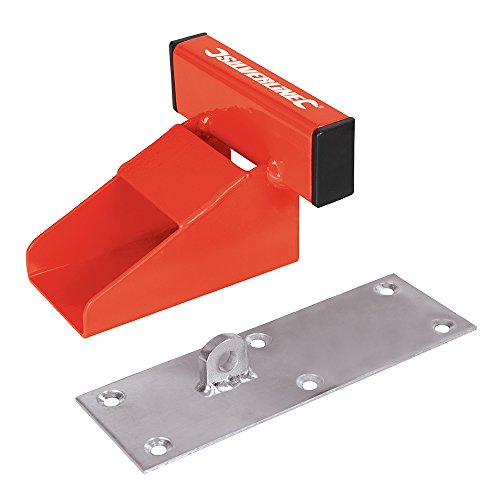 Silverline 538487 Dispositivo di Protezione Resistente per la Porta del Garage, Rosso, 150 mm