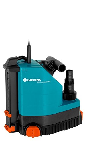Gardena 1783-20 Comfort 9000 Aquasensor Pompa Sommersa da 9000 L/H per Svuotamento con Tecnica a Sensore, Duratura, con Attacco Universale