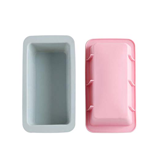 UPKOCH 2 Pz Fai da Te Tortiere in Silicone Tortiere Tortiere in Silicone Stampi da Forno in Silicone Tostapane Tostapane per caffè Negozio di Dolci per La Casa (Blu Rosa)