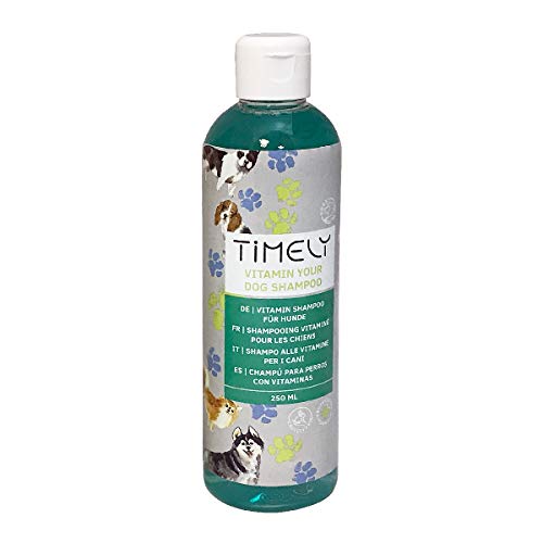 Timely, shampoo rigenerante per cani con vitamine, 250 ml