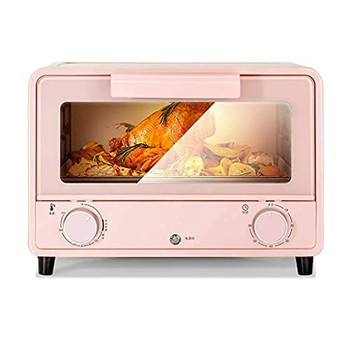 13L Mini forno Temperatura regolabile 0-250 ℃ e 60 minuti Timer Doppio strato Posizione di cottura Cottura domestica Forno elettrico automatico multifunzione Cottura torta Pane Crostata Pizza con acce