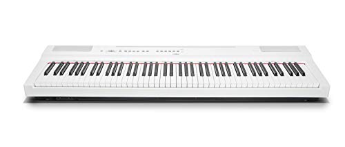 Yamaha Digital Piano P-125WH, Pianoforte Digitale Compatto, Dinamico e Potente, Design Elegante e Facile da Usare, Compatibile con l'Applicazione Smart Pianist, Bianco