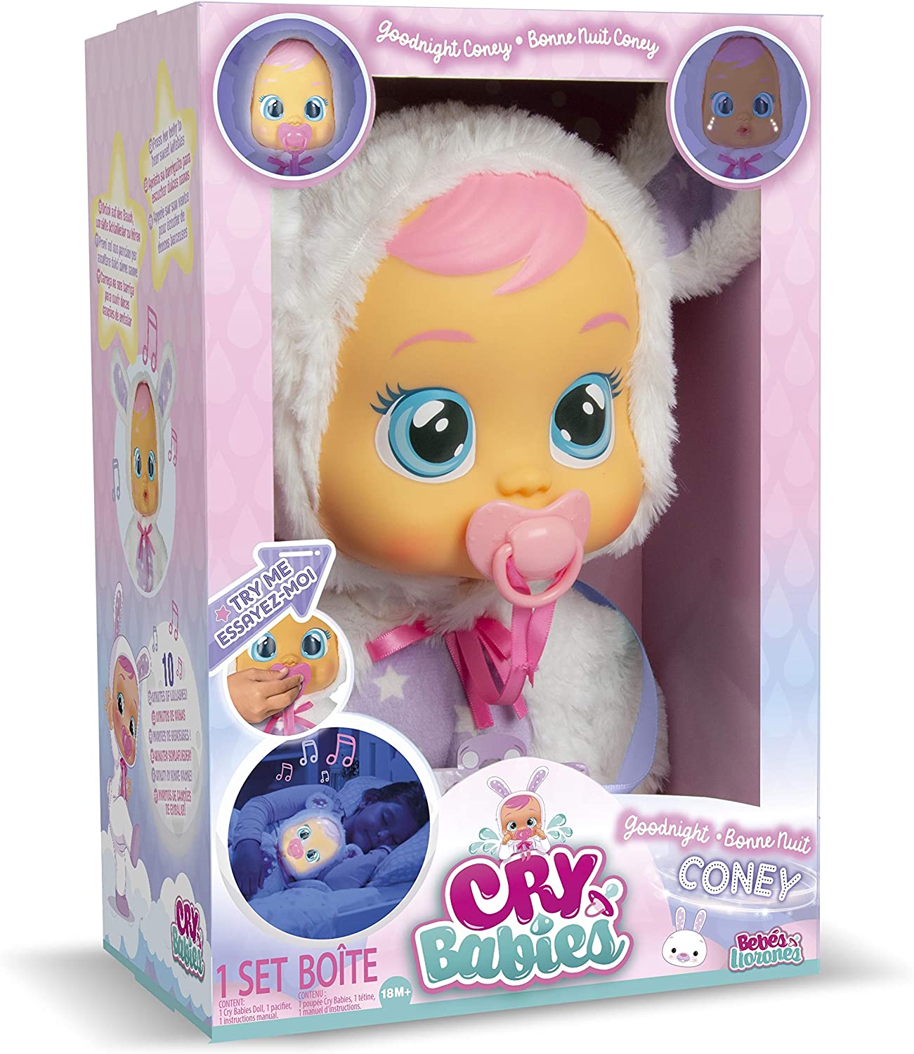 IMC Toys- Cry Babies Coney Ninna Nanna Giocattolo per Bambini, 93140