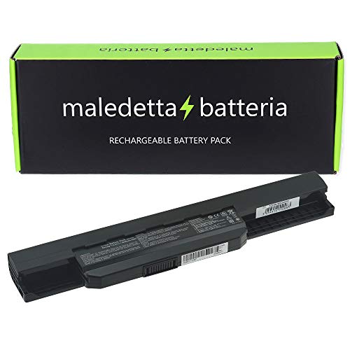 Batteria MaledettaBatteria 6 celle 5200mAh di alta qualità per ASUS K53 K53E X54C X53S X53 K53S X53E, 10,8-11,1 V A32-K53 A41-K53 A42-K53