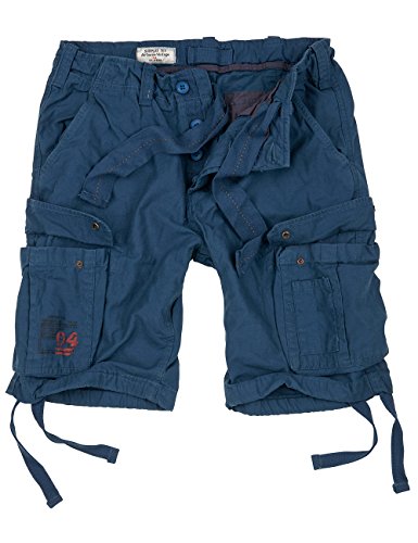 Surplus Men Cargo Shorts Airborne Vintage, Größe:XL, Farbe:Navy