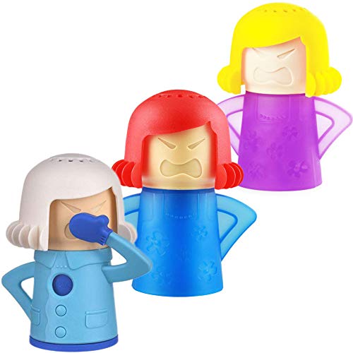 BESLIME Angry Mama Microonde Cleaner-Microwave Cleaner Microonde per cottura Cucina Cleanser Tool Cool Mama Frigo Deodorante Angry Mama Cool Mama,3pcs