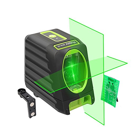 Huepar BOX-1G Livella Laser Verde 45m con Modalità Impulso (Precisione Professionale:±0.2mm), Livello Laser Autolivellante a Croce, Orizzontale 130 Gradi/Verticale 150 Gradi,con 360° Base Magnetica