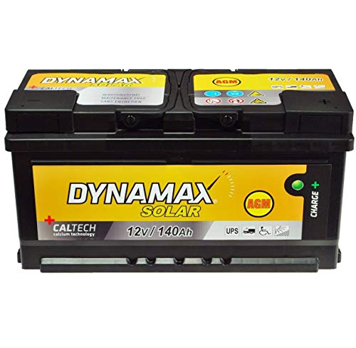 Batteria solare AGM USV 140 Ah Dynamax, non richiede manutenzione, corrente di emergenza invece di 150 Ah 130 Ah GEL