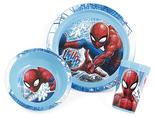 Lulabi Marvel Spiderman, Set pappa per bambini, Plastica, Azzurro