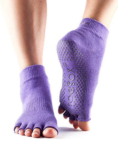 Toesox Ytoentalpl, Calze per Yoga E Pilates Unisex – Adulto, Light Purple, Large