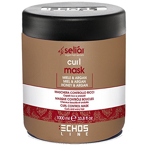Curl Control Mask with Honey and Argan Oil 1000ml Seliar ® Maschera controllo ricci con miele e olio di argan