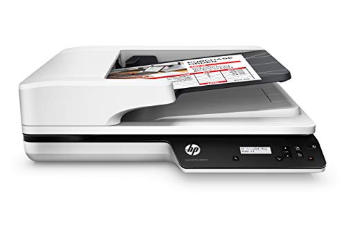 HP Scanjet Pro 3500 F1 (L2741A), Scanner a Doppia Scansione, Professionale per Documenti e Immagini, Compatto e Pratico, Bianco