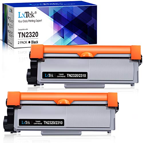 LxTek TN2320 Toner Compatibile per Brother TN-2320 TN-2310 TN2310 per Brother MFC-L2700DW MFC-L2700DN MFC-L2720DW MFC-L2740DW DCP-L2500D DCP-L2540DN HL-L2300D HL-L2360DN HL-L2340DW HL-L2365DW, 2 Nero