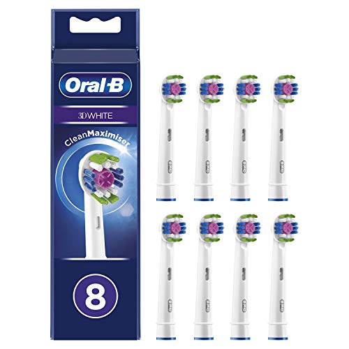 Oral-B 3D White Testine di Ricambio con Tecnologia Cleanmaximiser