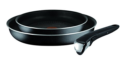 Tefal Ingenio Essential 3 Piece Frying Pan Trial Offer Set, Black