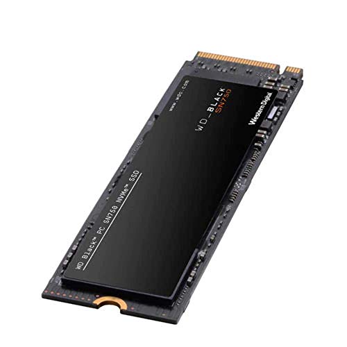 Western Digital WD Black SN750 NVMe SSD Interno per Gaming ad Elevate Prestazioni, M.2 PCIe Gen 3 x 4, Senza Dissipatore di Calore, 2 TB