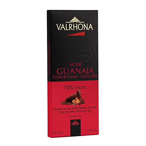 Valrhona - Tablettes Gourmandes Grands Crus - Chocolat Noir - Guanaja - 85g