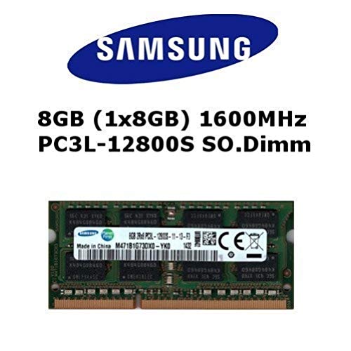 Samsung DDR3, 1600 MHz, memoria (Pc3L 12800S) Ram 8 GB