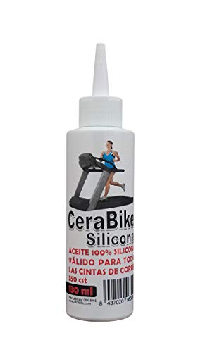 CeraBike Silicone 100% Lubrificante per nastri da corsa e camminare, 130 ml