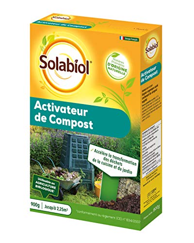 Solabiol SOACTI900 Attivatore di composte Naturale – Pronto all’Uso 900 g, Utilizzabile in Agricoltura Biologica, 16 x 5 x 23 cm
